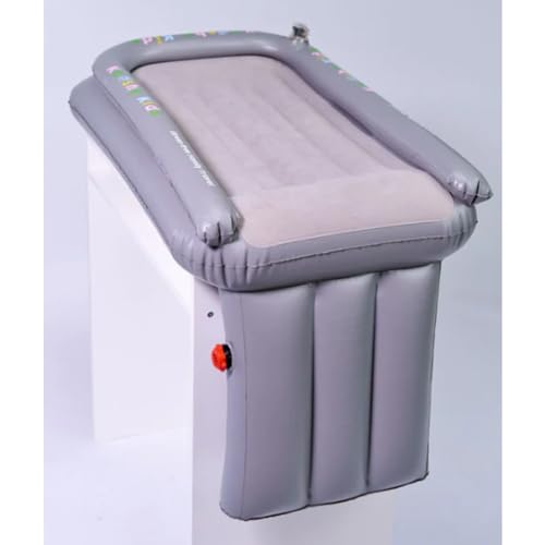 Kooshy Kids Bunk Inflatable Airplane Bed for Children – Compact, Lightweight, Adjustable Comfort with Built-in Pump – Safe, Durable, Perfect for Ages 0-5