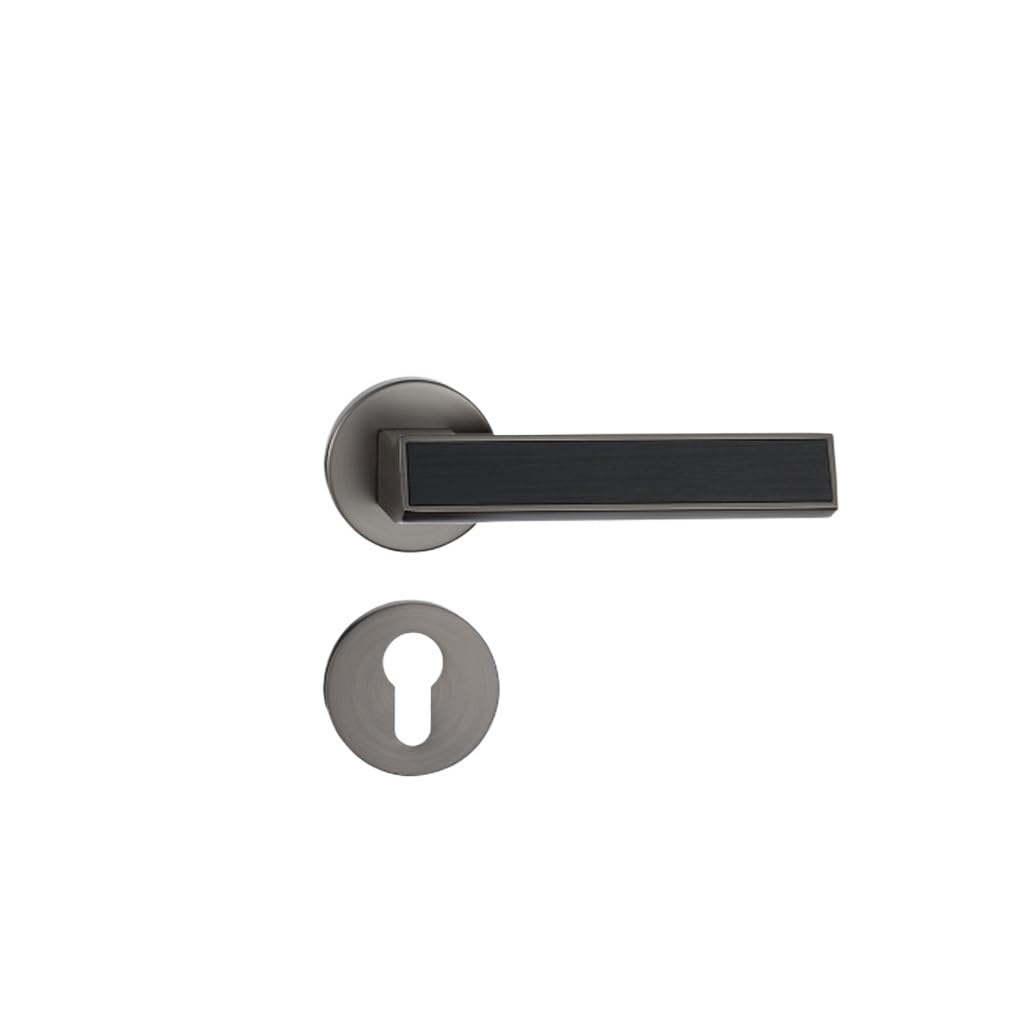 Serrure de poignée de porte de chambre intérieure dorée moderne