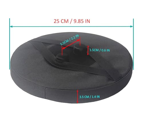 Image of Outward Gear Collapsible Stool Cushion (Exclude Stool) for Retractable Folding Stools, Original & Authentic Telescopic Stool Seat Cushion with Thickened Premium Soft Foam (Round 2-Pack)