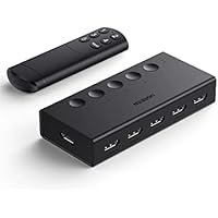 HDMI Switch 5-in-1 Out 4K 60Hz HDMI Splitter with Remote only .91: eDeal Info