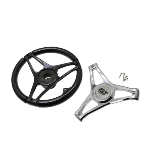 VAAYFNUSD Universal Boat Steering Wheel Sturdy Non-Slip Marine Accessories for with Ships Fishing Boats Speedboats Pontoon Boats