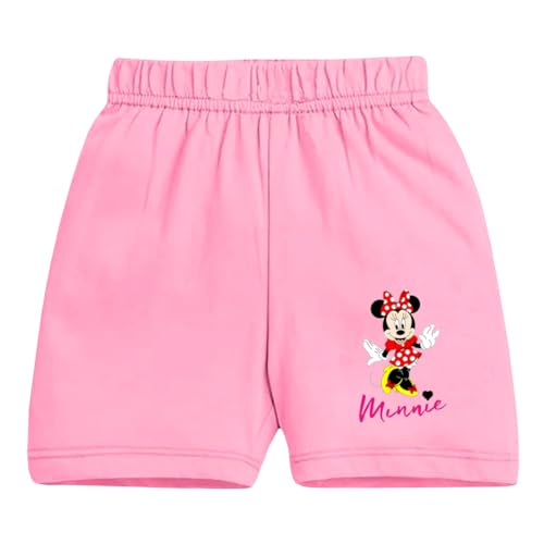 Image of Kuchipoo Disney Girls Regular Fit Cotton Shorts - Pack of 5