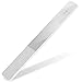 Glass Nail File & Buffer with Nano Technology - Shape & Shine Your Nails Anywhere - Natural Nail Shiner & Polisher - 3mm - Suitable for Baby Nails - Prime Quality Crystal Nail File by MALVA BELLE
