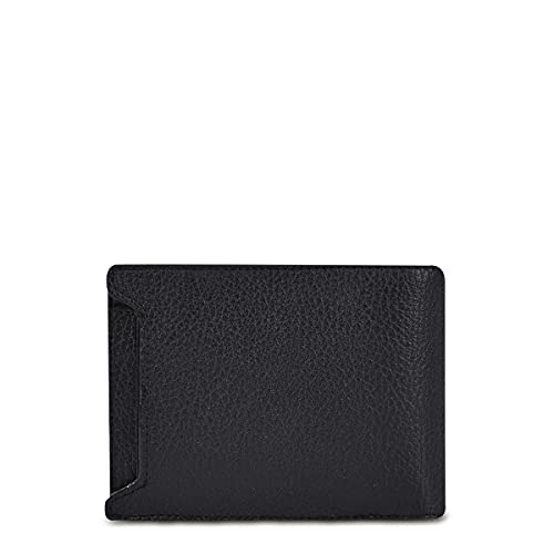 Cuadra men's bifold wallet in genuine leather black3
