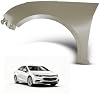 YHTAUTO Guardabarros Delantero Lado Conductor Imprimado en Hierro para Chevy Cruze 2011-2015 | Compatible con Cruze Limited 2016, Fácil de Pintar, Lado Frontal Izquierdo 2