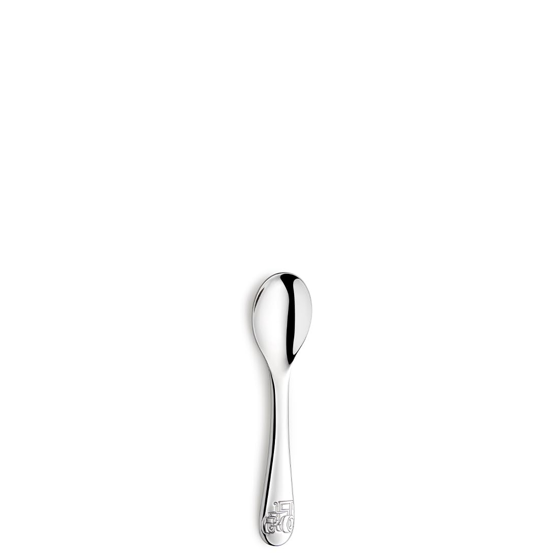 Kuppels Set di posate per bambini da cantiere, 4 pezzi, in confezione regalo, a partire dai 4 anni, in acciaio inox 18/10, forchetta e coltello, cucchiaio e cucchiaino, lavabile in lavastoviglie e