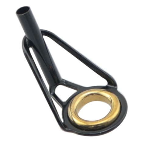 JCBIZ 3pcs 2.0mm Front Guide Eye Ceramic Overline Ring Stainless Steel Sea Rod Top Ring Fishing Rod Tip Repair Kit