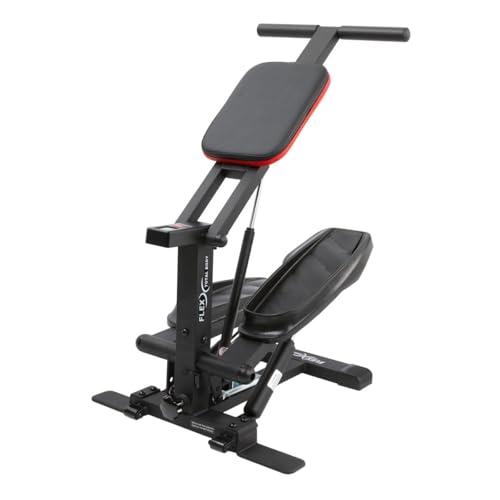 Echelon Flex Total Body Workout Machine – 3-in-1 Home Gym Stepper, Squat Assist & Upper Body Trainer, Adjustable Resistance, Foldable Fitness Equipment for Full-Body Strength & Cardio Training