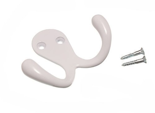 Cintre crochet métal blanc pour lit chapeau manteau robe robe et cintre mural