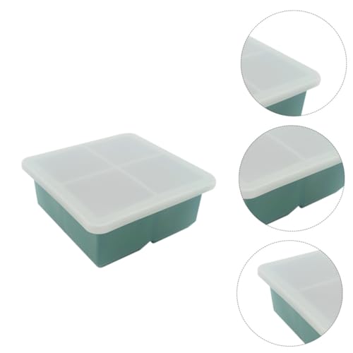 Molde para cubitos de hielo de silicona con tapa miniatura 6