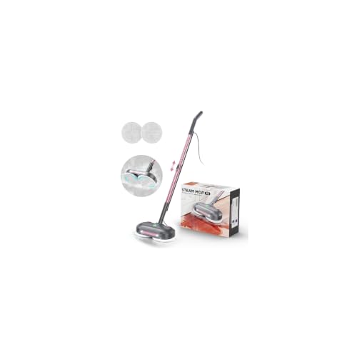 Image of Scrubbing Steam Mop with Rotating Pads for Floor Cleaning,Steam Cleaner F6