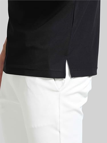 Image of STELLERS Men's Premium Polo T-Shirt Wrinkle Free Quick Dry Soft and Feather Touch Feel Regular Fit