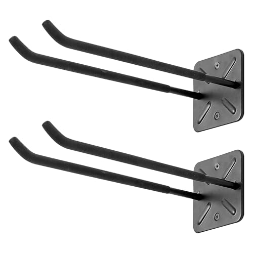 PYBTOOL Robuste große Garagenhaken, Wandhalterung für Garagen-Werkzeug-Organizer, Wandhalterung für Reifenregal, Leiterhaken zum Aufhängen, Garagen-Organizer für Radhalter (2)