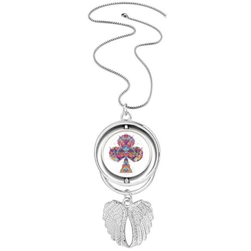 Collier pendentif ailes d'ange géométrique bijou tendance pour homme et femme