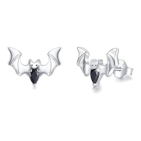 TRISHULA 925 Sterling Silver Bat Earrings Cover