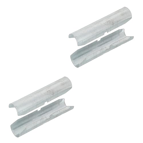Hemobllo 2sets Curtain Rod Connector Joints for Window Drapery Rods Replacement Kit for Seamless Curtain Pole Assembly Stylish and Functional Home Decor 2pcs*2