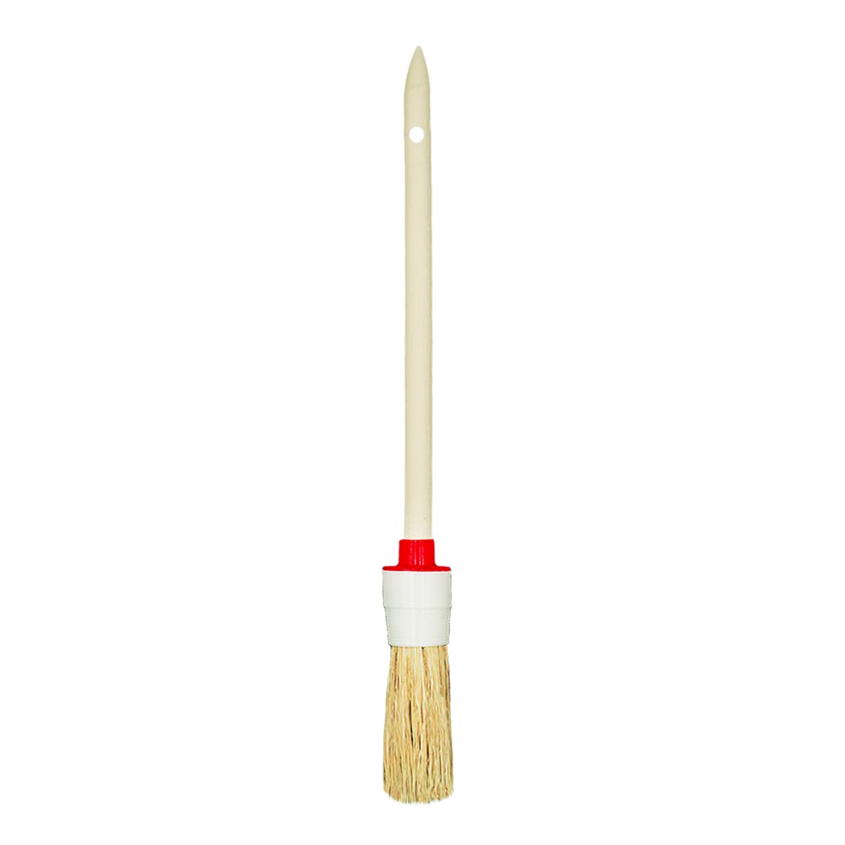 M7 Set of 6 Brushes, 3 Flat, 3 Round, 0 "1.5 ", 2 "4" 6 "Series 04 for Painting Work with Paints and Varnishes Even Coverage - Image 2