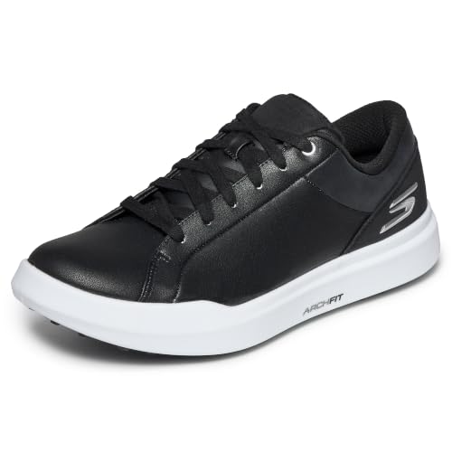Image of Skechers Women's Drive 6 Arch Fit Golf Shoe | Golf, Waterproof, Arch Fit, Relaxed Fit, Goodyear Rubber Outsole, Premium Leather, Spikeless