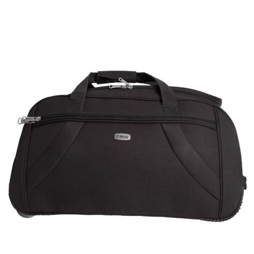Image of Timus Club Mumbai 65 CM Grey 2 Wheel Duffle Trolley Travel Bag for Women and Men