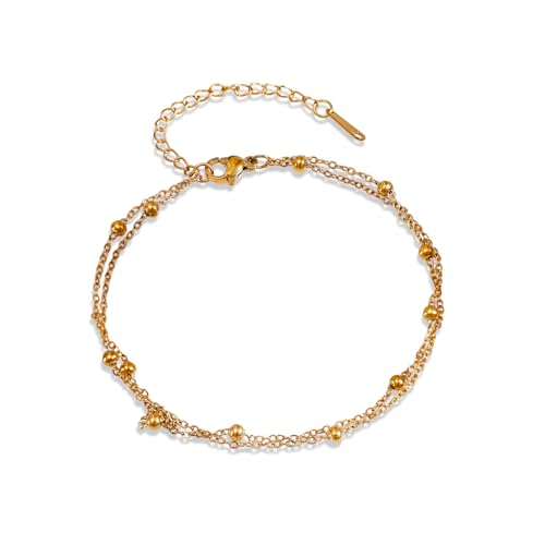 Image of Rubans Oxidised Anklets Jewellery Gift for Women & Girls | Kundan Ethnic Traditional