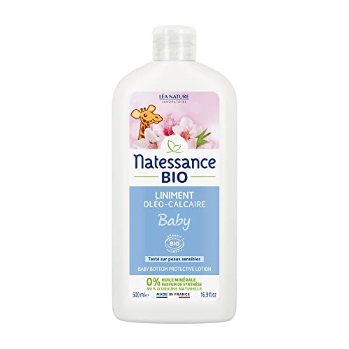 Natessance Liniment oléo-calcaire Soin BIO pour le change Flacon de 500 ml