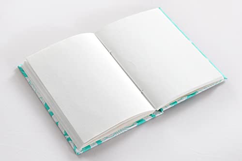 Image of Ravaiyaa - Attitude is everything Hand Block Printed Fabric Journal Handbound Notebook Gifts for Writers Recycled Paper Notebook Diary