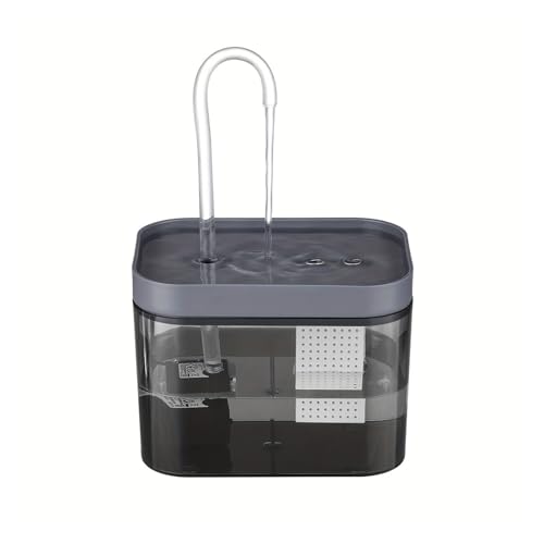 Fuente de Agua Automática para Gatos USB 1.5L Roja