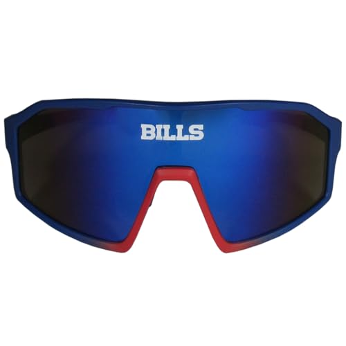 Siskiyou NFL Buffalo Bills Navigator Shield Sunglasses, One Size, Team Colors by Siskiyou - Used condition - Image 2