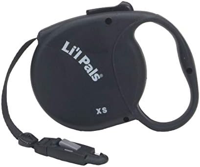 Coastal Pet Li'l Pals Dog Retractable Leash with E-Z Snap - 12 Feet of Retractable Leash - Easy Attachment to Collars & Harnesses - for Small Dogs and Puppies 1-16 lbs - Black image 2