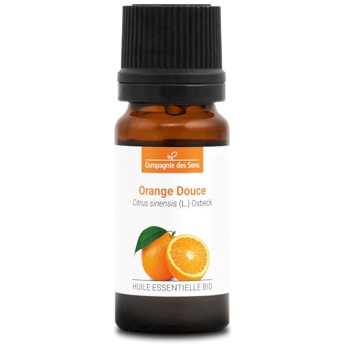 NARANJA DULCE - 10 mL - Aceite Esencial Orgánico - 100% Puro, Natural, Quimiotipado y Certificado AB