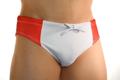 Canada Flag Men's Swimbrief - Men's Patriotic Swimbrief - Canada Flag Bikini Brief - Canadian Pride Swimwear3