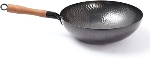 Wok de aluminio forjado 32 cm negro miniatura 1