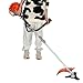 curfair 52cc 2-Cycle Weed Eater Gas Powered, 6-in-1 Weed Wacker, Brush Cutter Gas Trimmer for Grass and Weed, Hedge Trimmer Gas String Trimmer, Edger, Pole Saw & Pruner (2-in-1)
