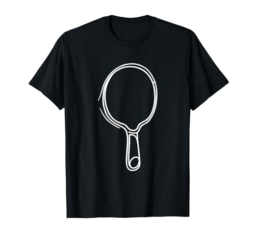 Paleta de ping pong Dibujo Jugador de tenis de mesa Camiseta
