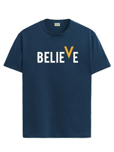 Image of ADRO Men Cotton Regular Printed Tshirt