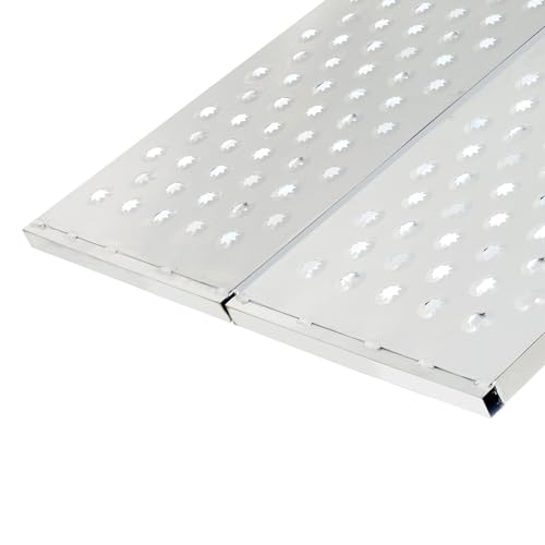 Image of ATV Ramp for Pickup Truck, 6' x 44 inch, Trailer Loading Ramp, 1,500 lb, Folding, Aluminum, Black Widow