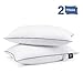 Bed Pillows for Sleeping 2 Pack, Hypoallergenic Pillow for Side and Back Sleeper, Hotel Collection Gel Pillows, Down Alternative Cooling Pillow with Soft Premium Plush Fiber Fill, King Size