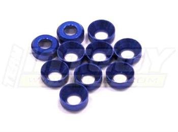Rondelle concave 3mm alliage RC pour modèle réduit de voiture et drone