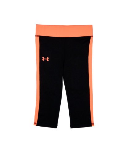Capri Under Armour orange pour fille vêtement souple anti transpiration