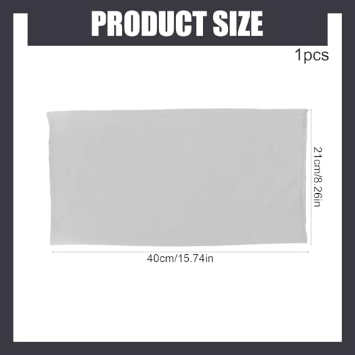 Beruhigende Ohrenschützer für Hunde reduziert Lärm Gehörschutz Hund Ohrenklappe Kopfwickel Bequem Angstfest Winterwaschkopf für Hunde für Pflege Baden L (Grau)