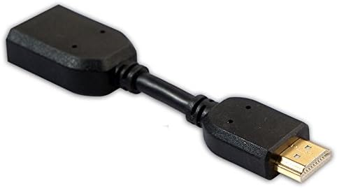 Corporate Computer HDMI 360° Flex 4" Extender Adapter Supports 4K & 3D by Corpco