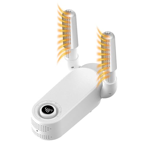 Stövel och handske torktumlare, handske torktumlare med värmefläkt bärbar hopfällbar design och timer, skotorkare för sneakers stövel värmare torktumlare med värme för skor, handskar, hattar, strumpor