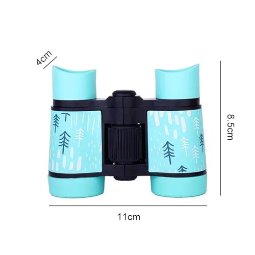Binoculares infantiles plegables 4x30mm amarillos miniatura 2