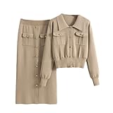 Caractéristiques : il s'agit d'une robe pull moulante décontractée pour femme, robe longue, fabriquée en tissu tricoté doux, légère et douce, douce pour la peau, chaude en hiver et en automne. L'ensemble du pull a une belle forme féminine et beaucoup d'élasticité. Il n'est pas trop serré, il est donc très confortable.