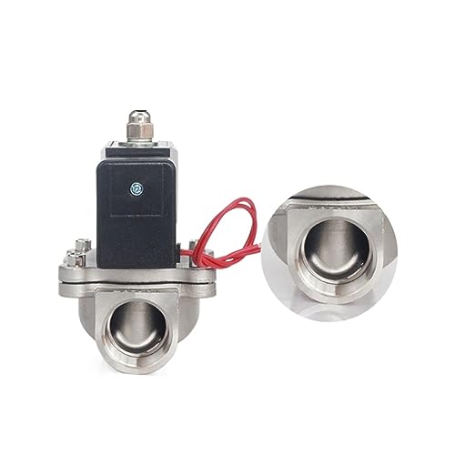Électrovanne électrique 24vdc 2 pouces vanne eau DN50 inox 220vac