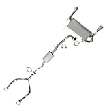 Northeastern Exhaust | Stainless Steel Y PIpe, Resonator Pipe and Muffler Exhaust System Kit Compatible for INFINITI FX35 2003-2008 3.5L | Free Gaskets and Clamp Included