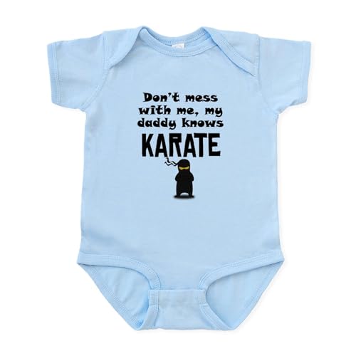 CafePress My Daddy Knows Karate Body Suit Cute Infant Bodysuit Baby Romper