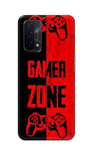 Image of Printed Hard Back Cover Case for Oppo A54 5G | Oppo A74 5G | Oppo A93 5G | Oppo A93s 5G Back Cover (Gamer Zone) -1111