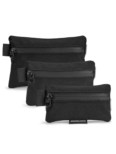 Pochette de rangement A5 TACTICAL GEEK en PVC transparent avec fermeture éclair lot de 3