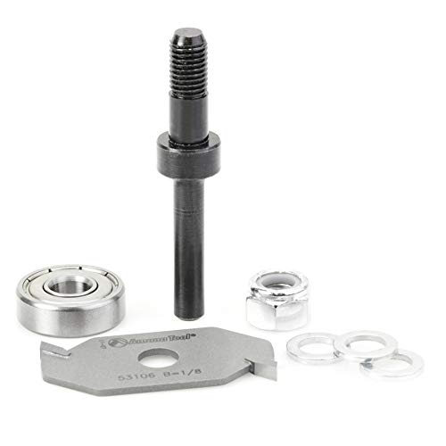 Amana Tool - 53306 Slotting Cutter Assembly 2 Wing x 1-7/8 Dia x 1/8 x 1/4